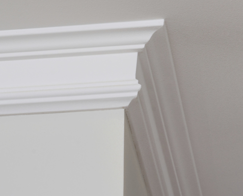 Replace and upgrade baseboards and all types of ceiling trim, including crown moldings